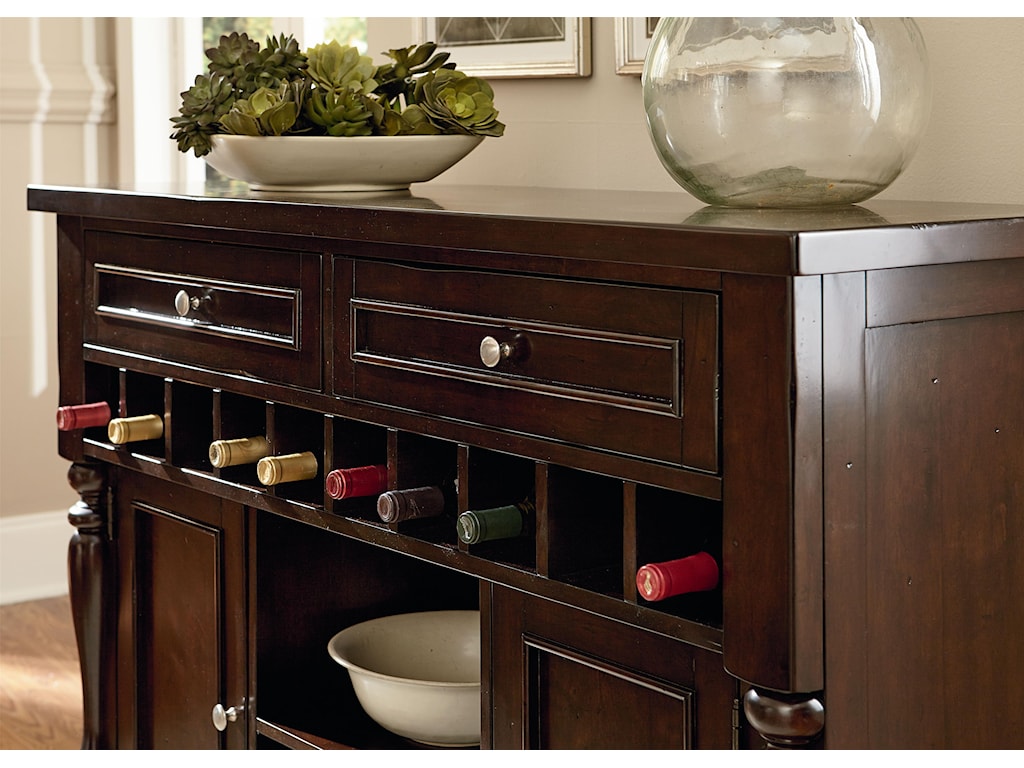 Dining Room Buffet Table With Wine